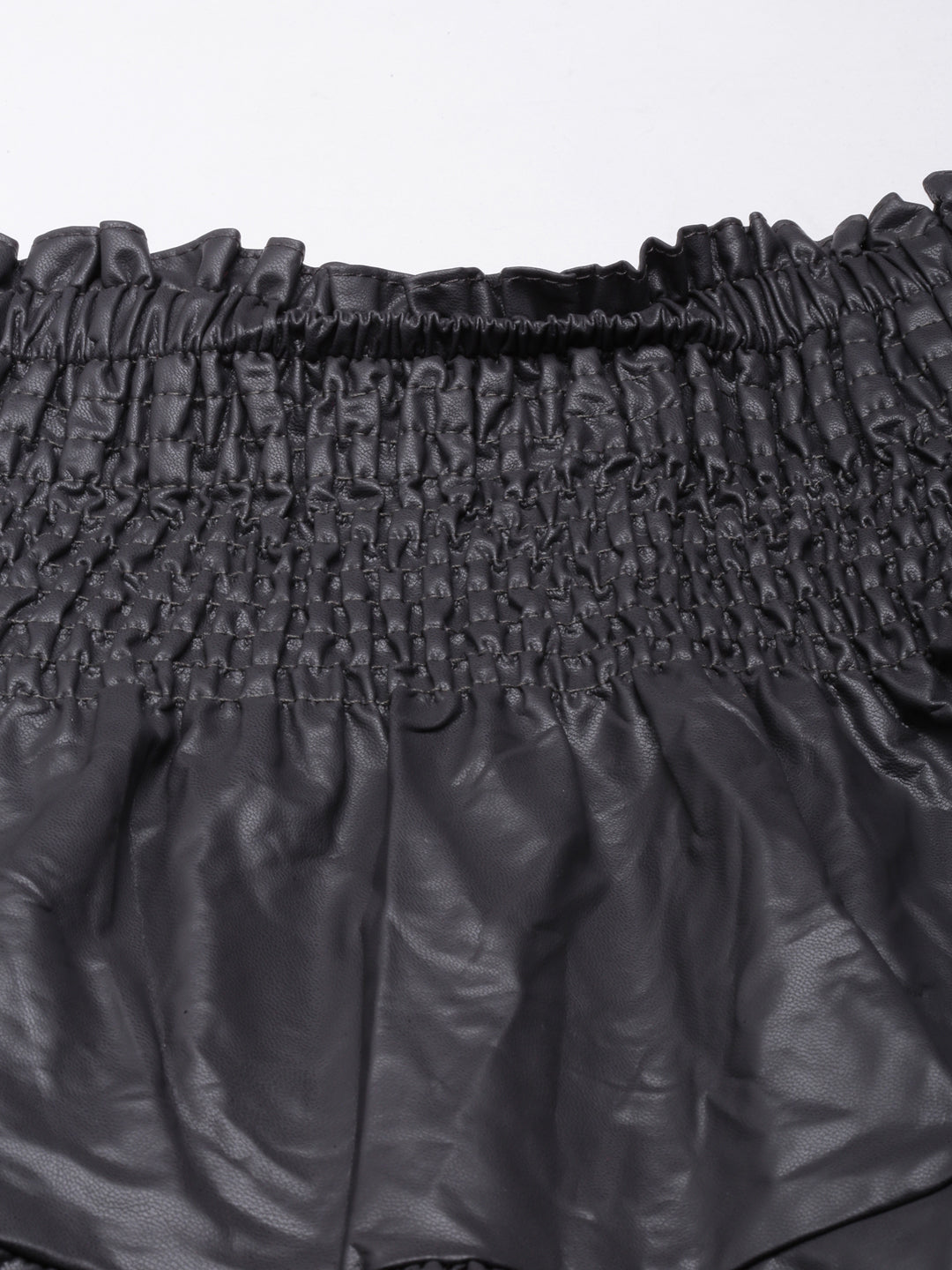 Women's Grey Tiered Midi Skirt