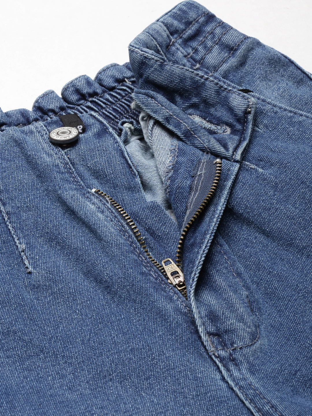 Women's Blue High-Rise Mom Fit Denim Jeans