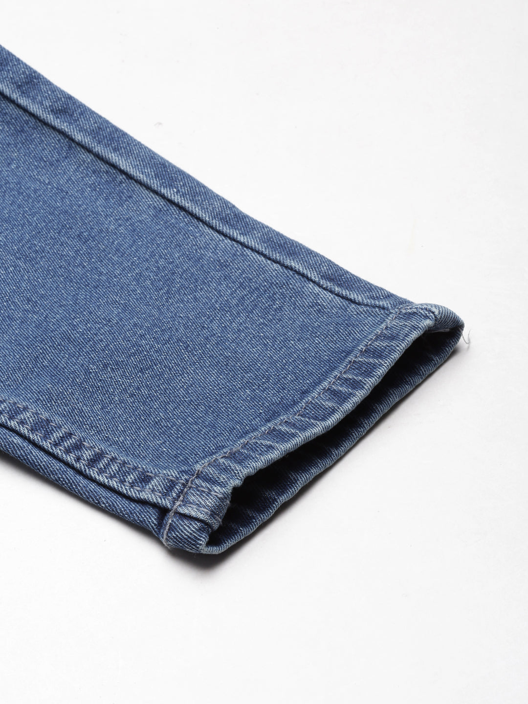 Women's Blue High-Rise Mom Fit Denim Jeans