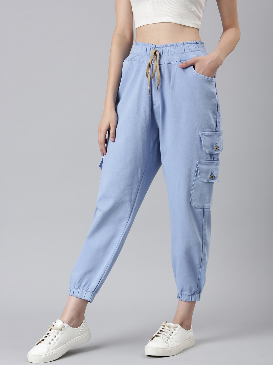 Women's Blue High Rise Jean Denim Jeans