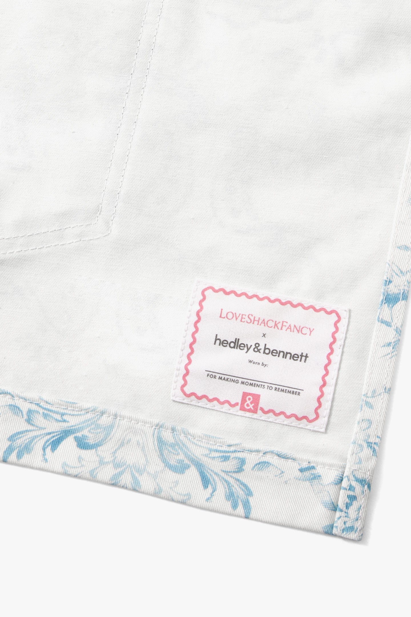 LoveShackFancy X Hedley & Bennett Vintage Sea Apron