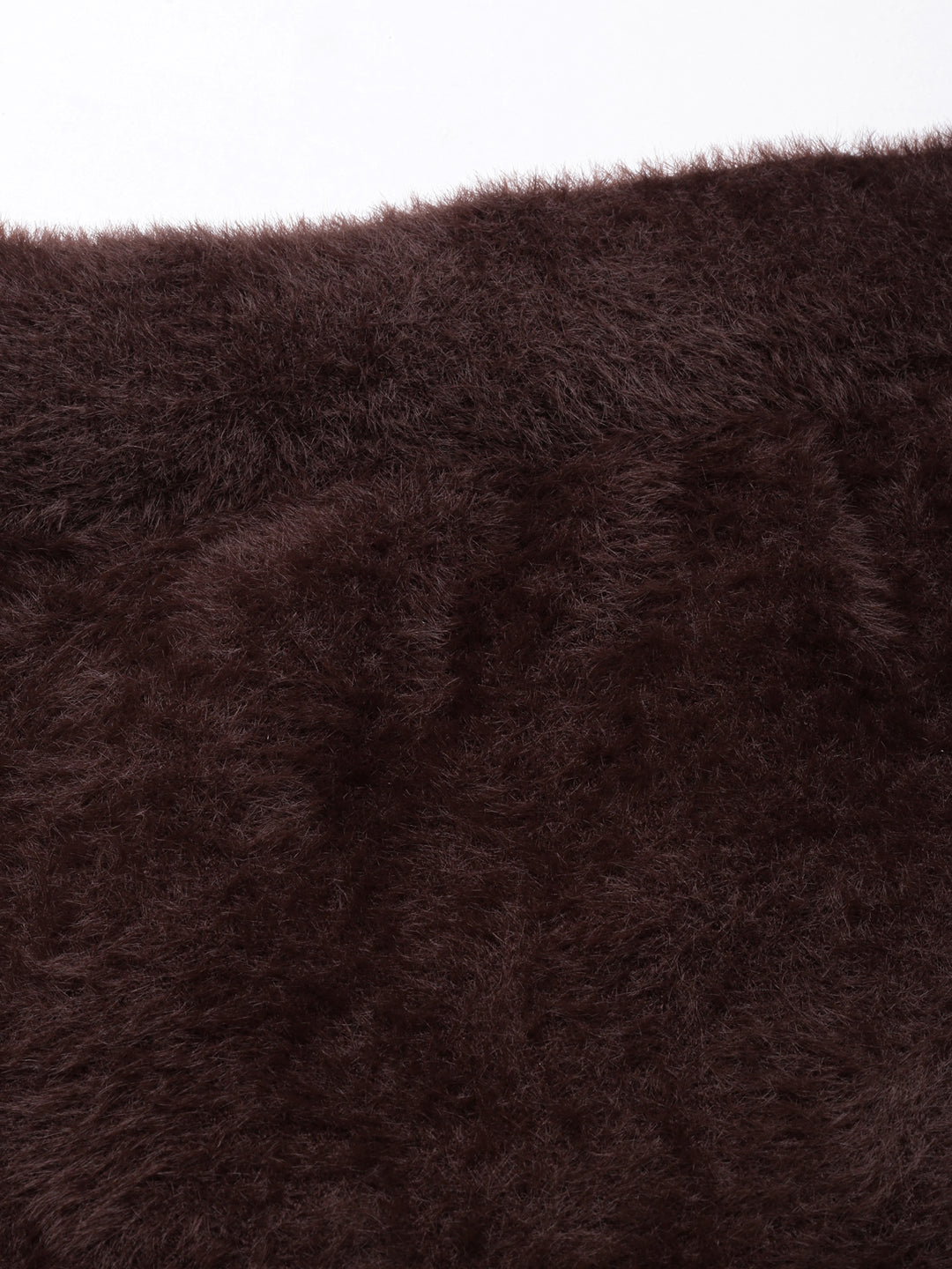 Women's Brown Textured Pencil Mini Skirt