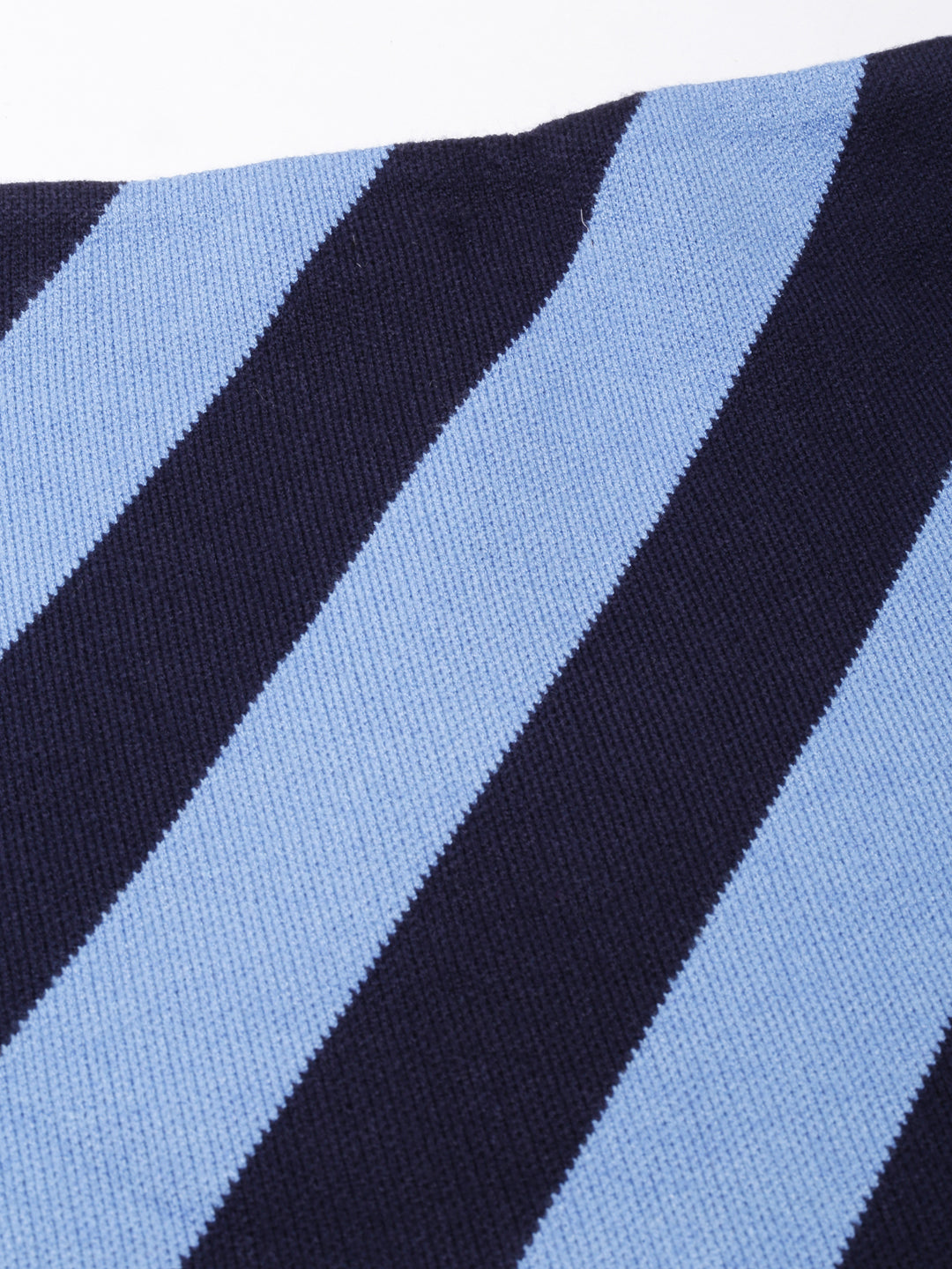 Women's Blue Striped Pencil Mini Skirts