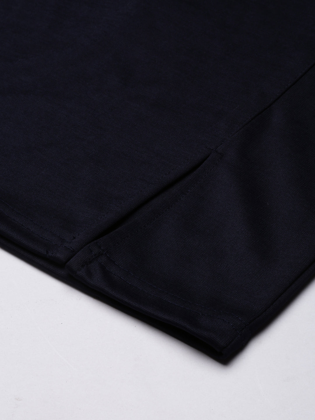 Women's Navy Blue Pencil Above Knee Skirt