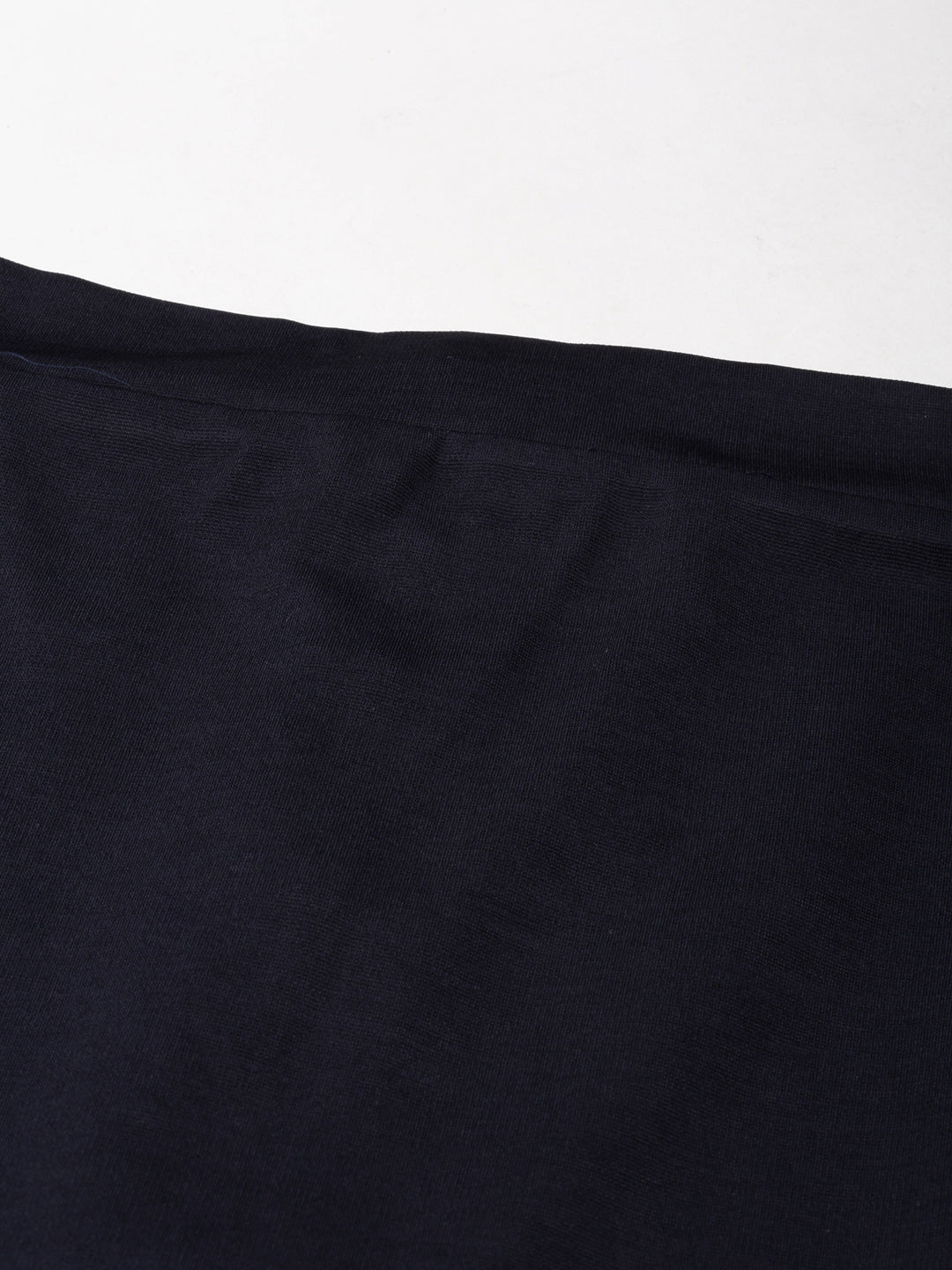 Women's Navy Blue Above Knee-Length Pencil Skirt