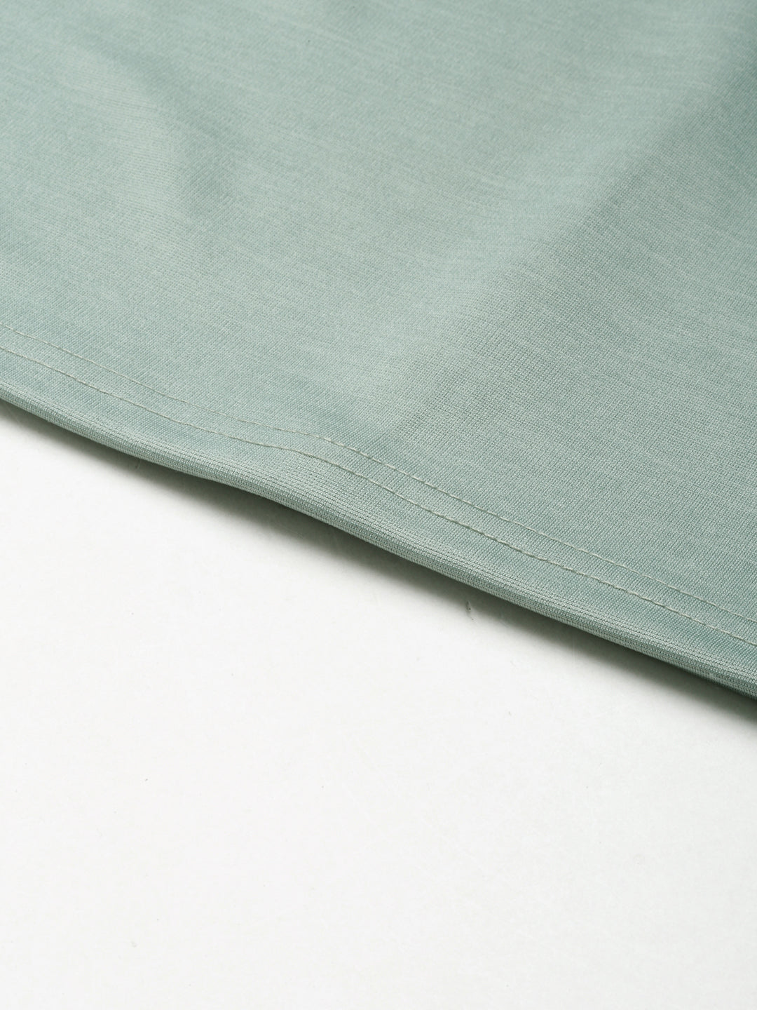 Women's Sea Green Above Knee-Length Pencil Skirt