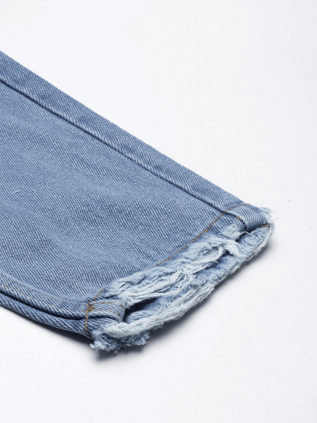 Women's Blue Acid Wash High-Rise Denim Jeans