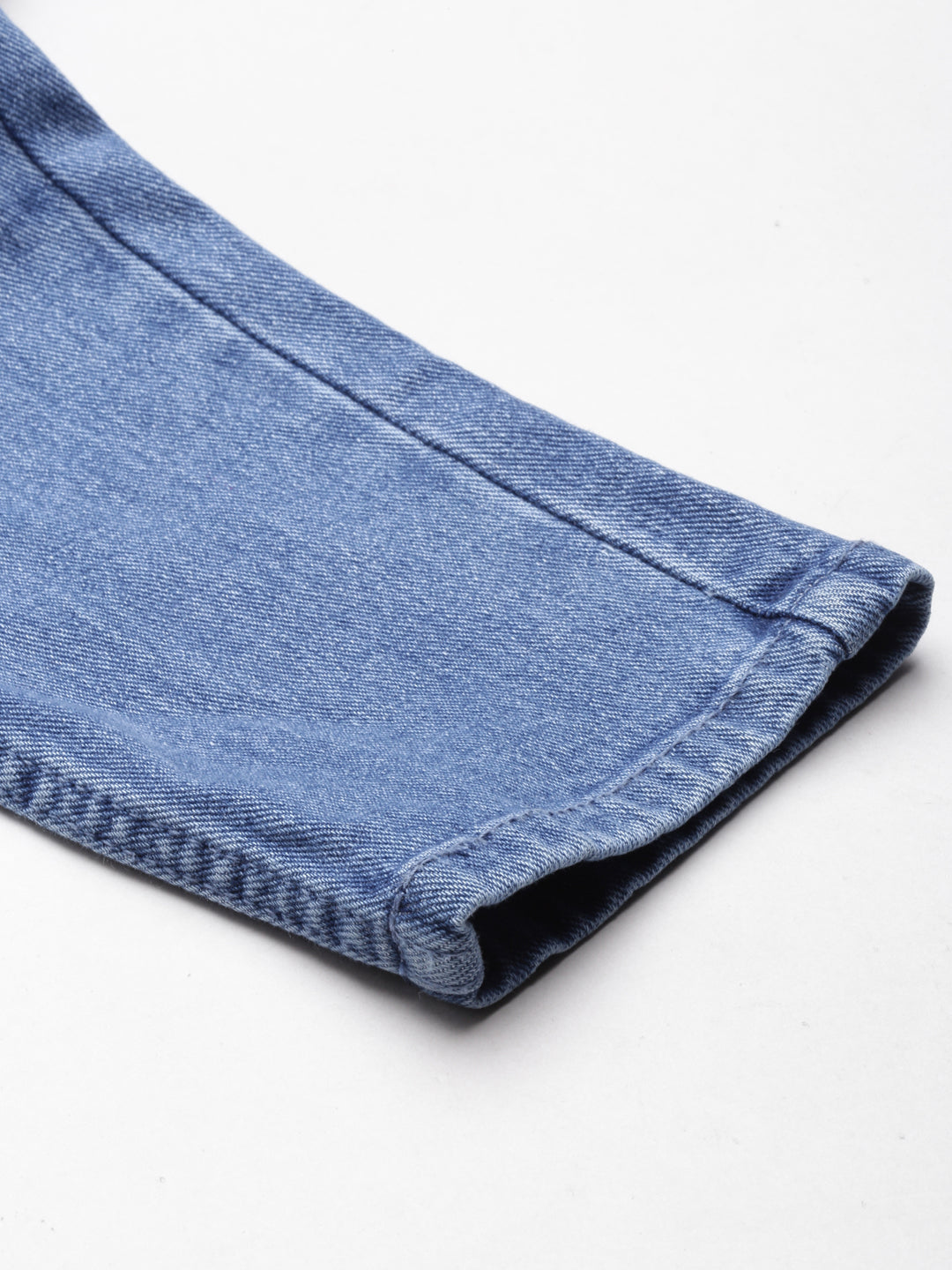 Women's Blue Slim Fit Light Fade Acid Wash Denim Jeans