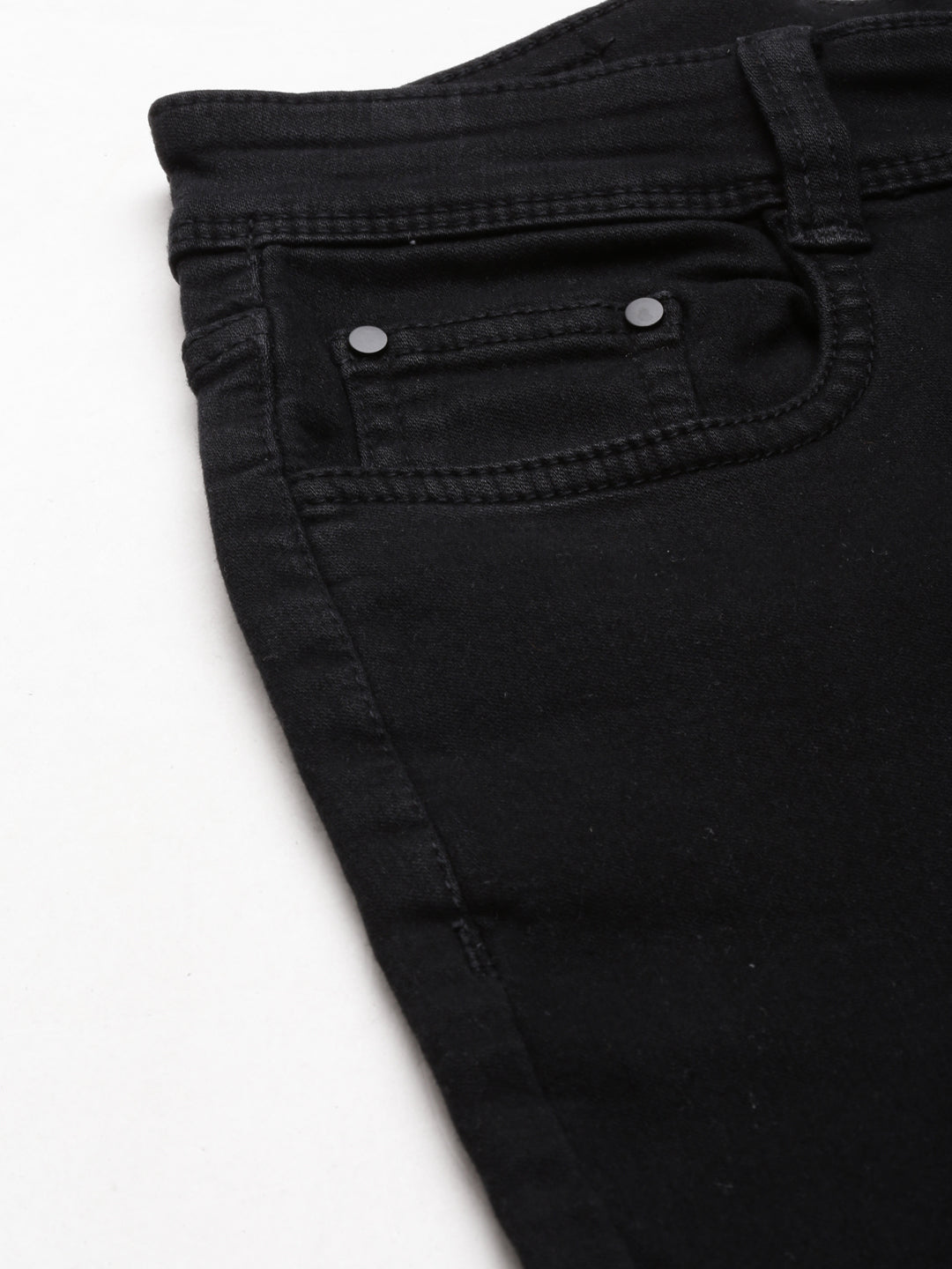 Women's Black Wide Leg Fit Acid Wash High-Rise Denim Jeans