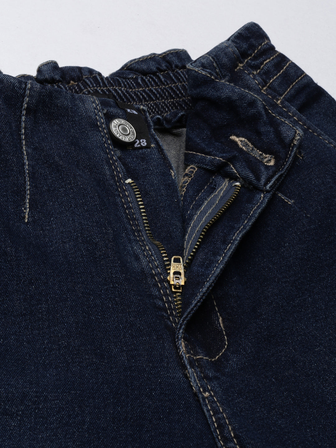 Women's Blue Acid Wash Light Fade Denim Jeans