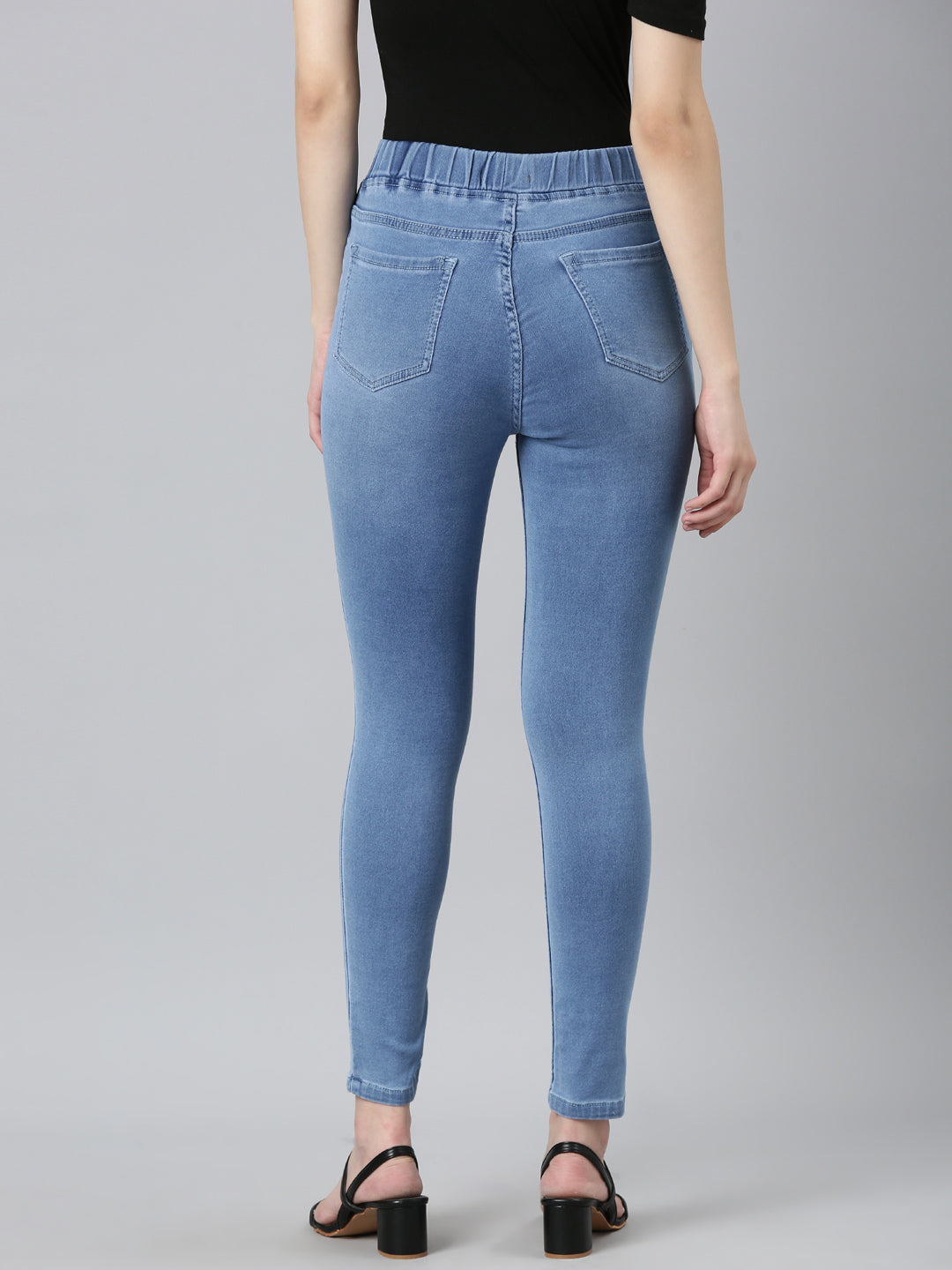 Women's Blue Skinny Fit Denim Jeans