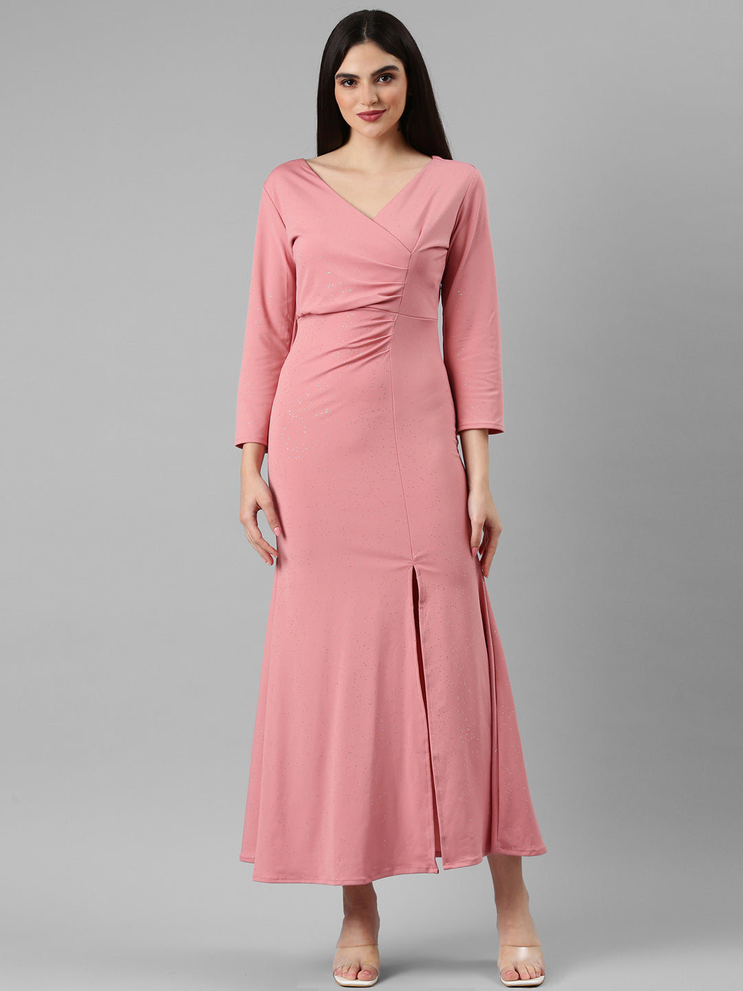 Women's Peach Bodycon Dress