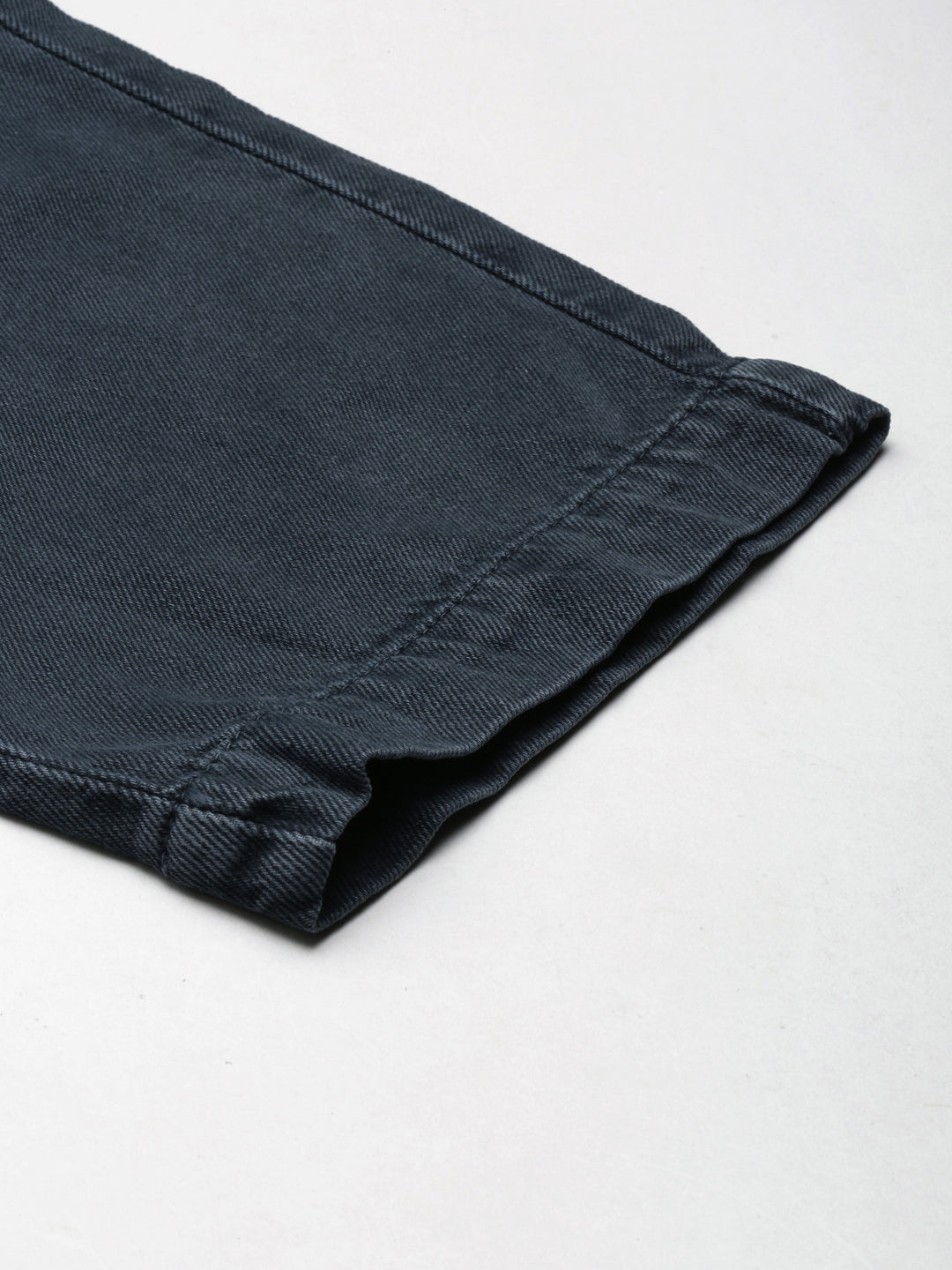 Women's Grey Cotton Straight Fit Denim Jeans