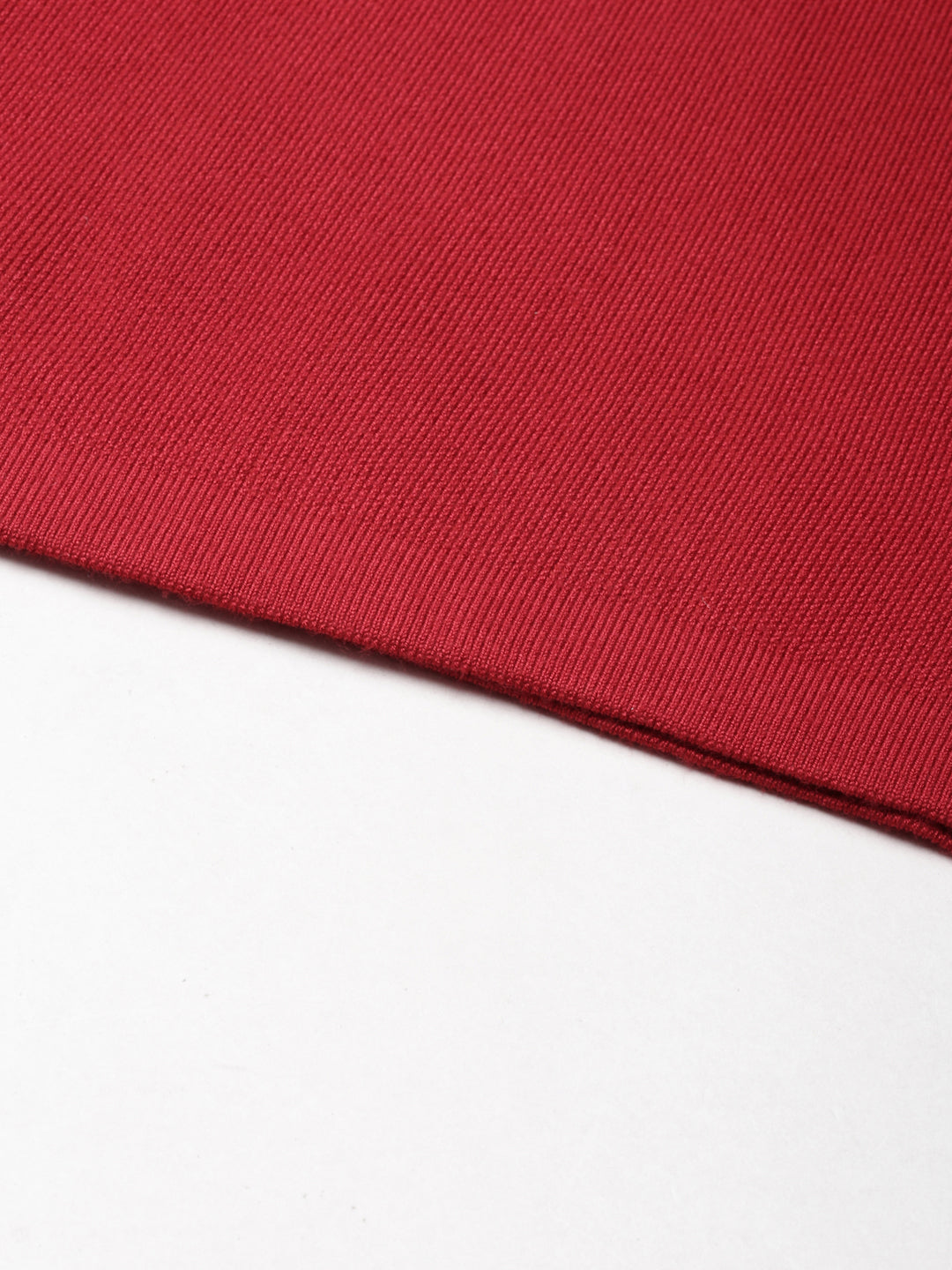 Women's Maroon Mini Pencil Skirt